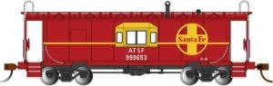 HO Bay-Window Caboose SF w/Roof Walk 