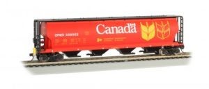 HO 4-Bay Cyl.Hopper Canada Grain/red 