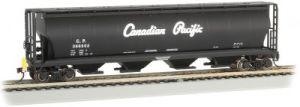 HO 4-Bay Cyl.Hopper CP/blk w/Script Lettering 