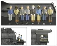 HO Engineer & Fireman Figures/4pc 