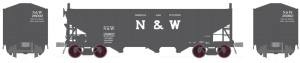HO H2a 3-Bay Hopper 6pk L N&W w/24'' Letters 