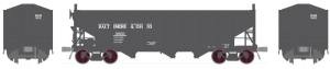 HO H2a 3-Bay Hopper 6pk B&O 