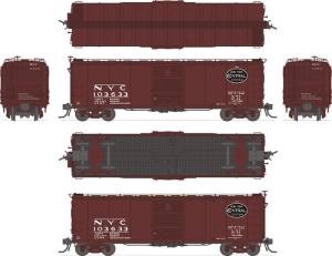 HO NYC Steel Boxcar #103833/post-1955 Gothic/corrugated 