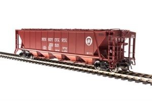 HO H32 Cvd.Hopper PRR/red w/white circle keystone/4pk A 