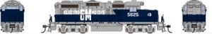 HO P4 GP20 Diesel EMD Demo #5625/blu&sil DC/DCC Sound 