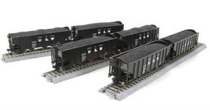 HO H2a 3-Bay Hopper 6pk T N&W w/17'' Letters 