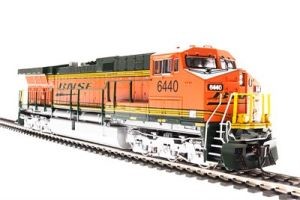 HO AC6000CW Diesel BNSF #6443/Swoosh/DC/DCC Sound & Smoke 
