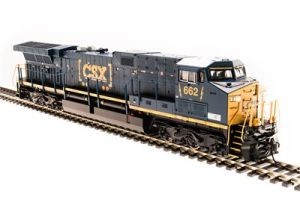HO AC6000CW Diesel CSX #676/Boxcar Logo/DC/DCC Sound & Smoke 