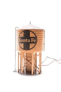 HO Operating Water Tower w/Sound SF/Weathered Brown 