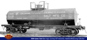 HO 6000g Tank Car 4pk Penn Salt 