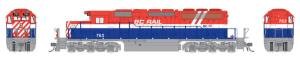 HO SD40-2 Diesel BCR #763/red/wht/blu 