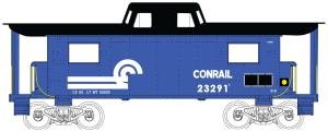 HO N8 Caboose CR #23291/Small Logo 