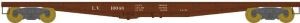 HO F30a Flatcar LV #10046 