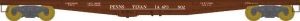 HO F30a Flatcar PRR #473802 