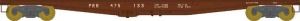 HO F30a Flatcar PRR #475133/1960 Scheme 