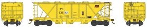 HO H30 Cvd Hopper PC MOW Yellow # 33812 