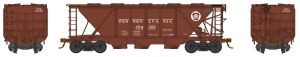 HO H30 Cvd Hopper PRR Circle Keystone Red #254355 