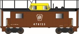 HO N8 Caboose PRR PK w/Antenna #478123 
