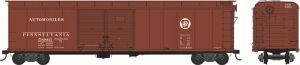 HO X32 Boxcar PRR Circle Keystone Automobiles #58861 