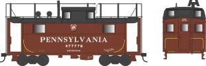 HO N5 Caboose PRR #477776/Shadow Keystone w/Trainphone 