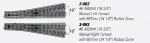 HO #6 LH Manual Switch/867mm 