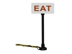 Eat Lighted Signs 2pk 