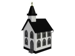 HO Church - Built Up 