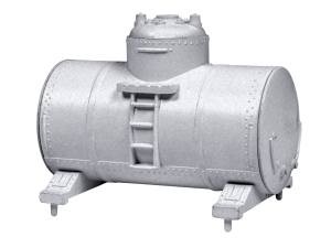 HO Tank Containers 4pk - silver 