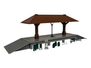 HO Station Platform - Kit 