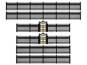HO Iron Fence - Black 