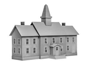 HO School House Kit 