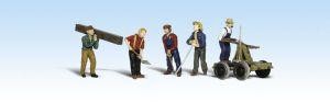 HO Rail Workers 