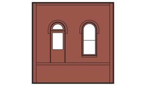 HO DPM Dock Level Wall Arched Entry 