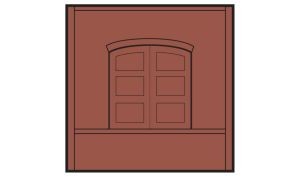 HO DPM Dock Level Wall Freight Door 
