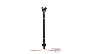 HO Just Plug Double Lamp Post Street Lights 
