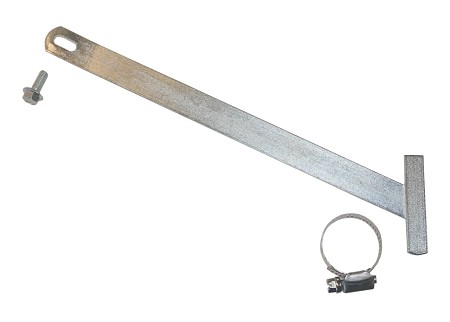 Angled "T" Exhaust Support Bracket
