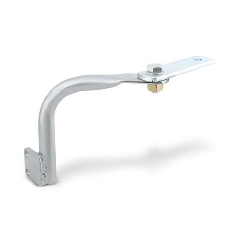 Pipe With Bend And Support For Exhaust Support
