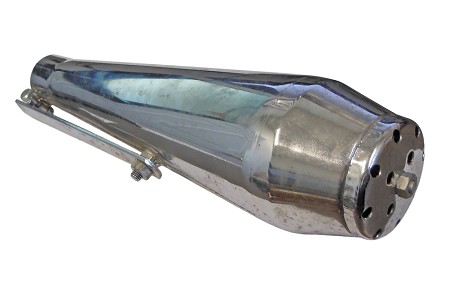 13" Reverse Cone Megaphone Muffler