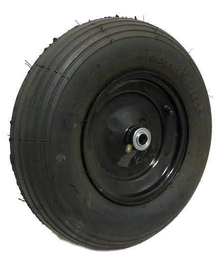4.80/4.00-8 Ribbed Tire with Rim (3/4" Bearing)