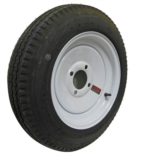 4.80-12 Load Star (LRB) Trailer Tire with Rim (4 on 4)