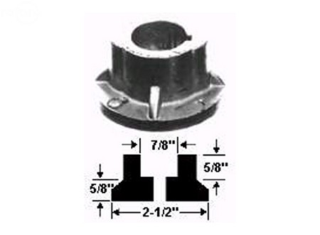 Adaptor Blade 7/8'' (Hub Only) 