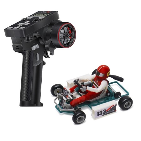 Sengi Retro Racer Micro RC Go Kart with Remote