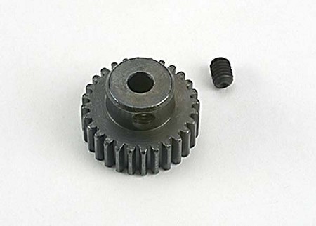 28-Tooth Pinion Gear (48 Pitch) & Set Screw (Fits 3mm Shaft)