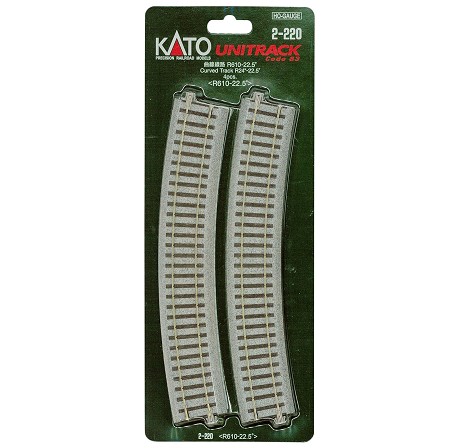 HO R610-22.5 Curve Track/4pc 