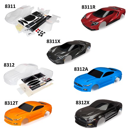 Ford® Mustang GT, Ford® GT Body (4-Tec® 2.0 Chassis)
