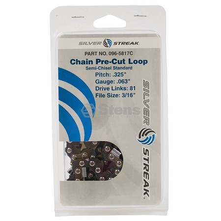 Chain Loop Clamshell 81 DL - .325'', .063, S-Chisel Standard