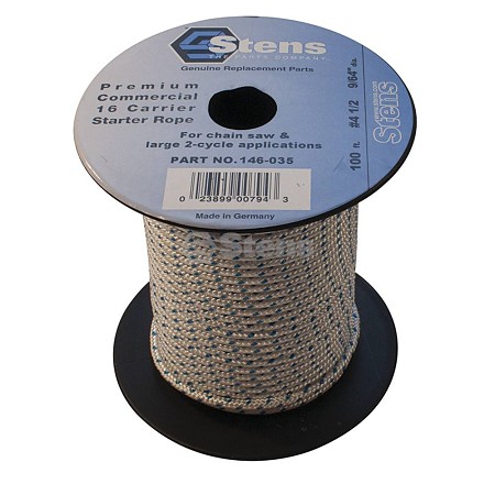 100' Solid Braid Starter Rope - #4 1/2 Solid Braid