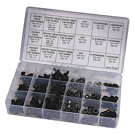 Metric Socket Cap Screw Asmt. - 360 Piece Kit