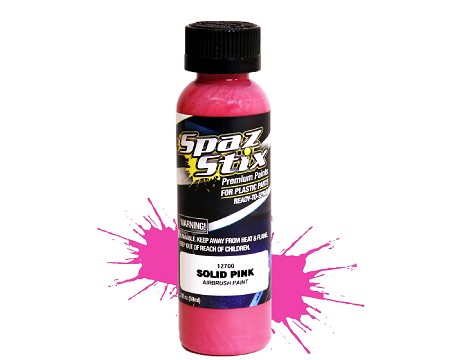 Solid Pink Airbrush Ready Paint, 2oz Bottle