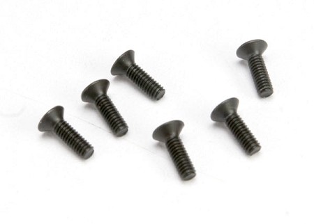 2.5X8 mm Countersunk Machine Screws (Hex Drive) (6)